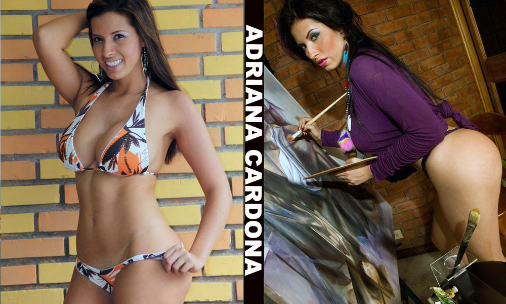 Colombian glamour model Adriana Cardona from Medellin, Colombia