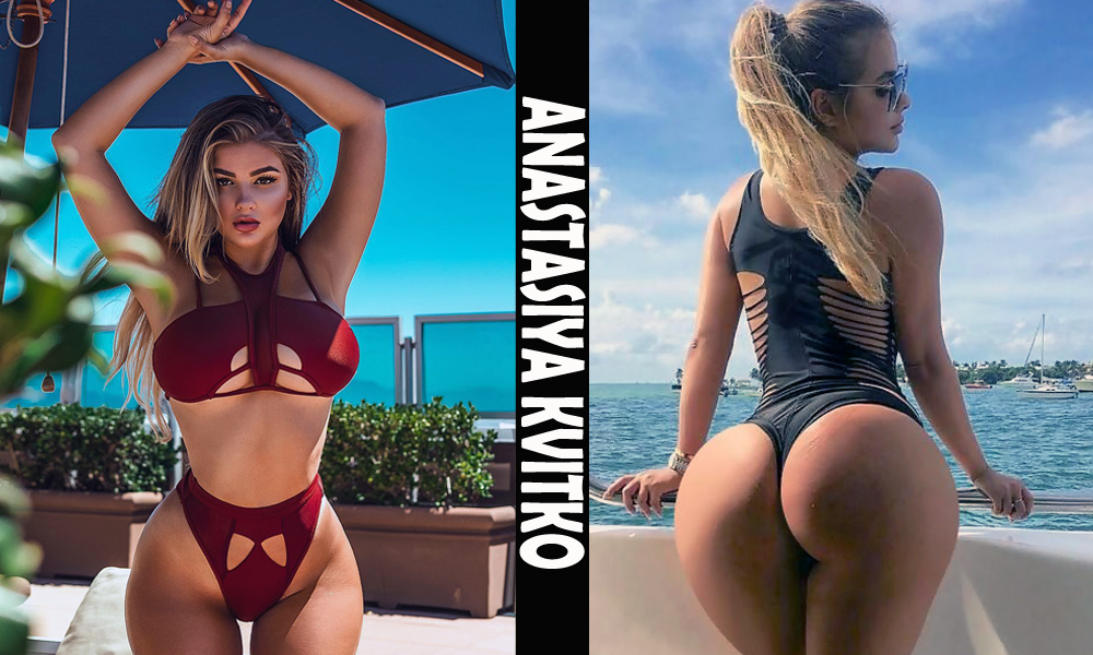 Professional Russian Model Anastasiya Kvitko ranked the best butt on the internet