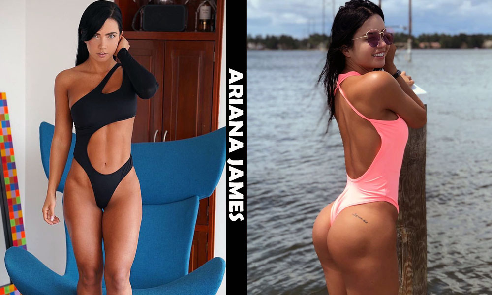 Fitness model Ariana James from Venezuela