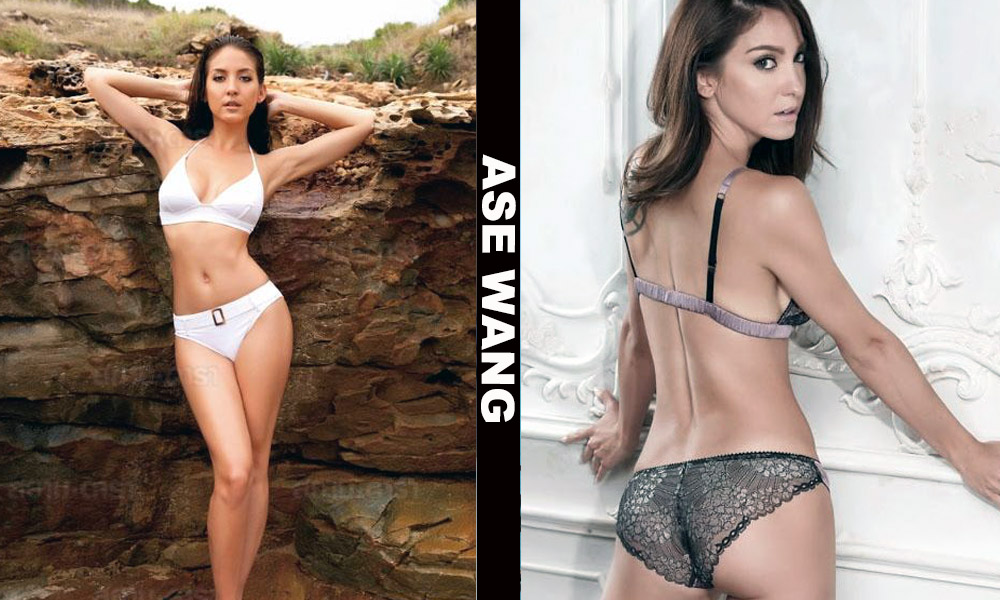 Asian fitness model Ase Wang from Singapore