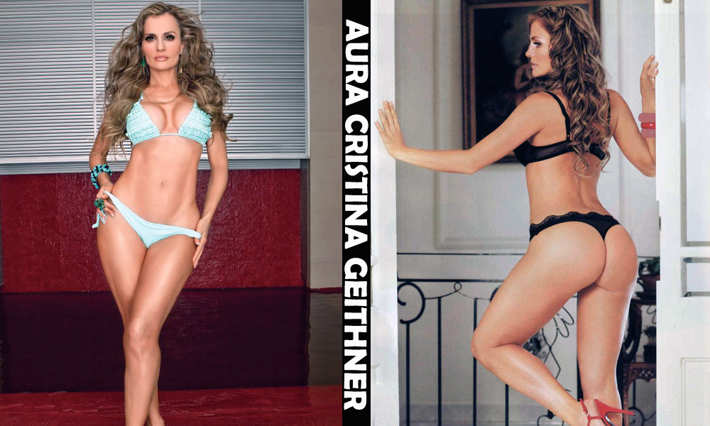 Colombian fitness models Aura Cristina Geithner from Bogota, Colombia