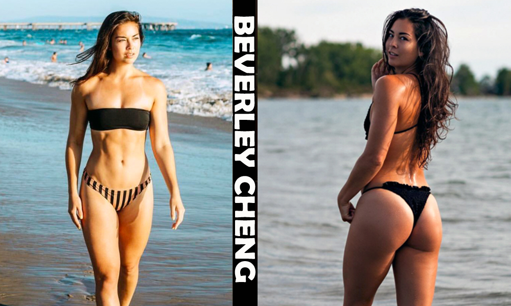 Asian fitness model Beverly Cheng from Toronto, Canada