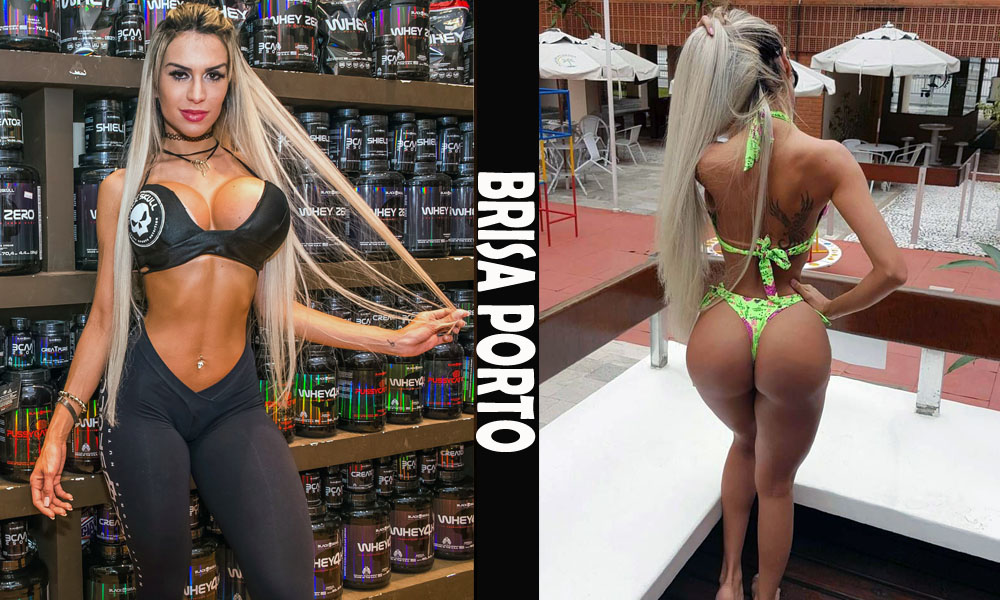 Hot Brazilian Fitness Model Brisa Porto from San Paulo, Brazil