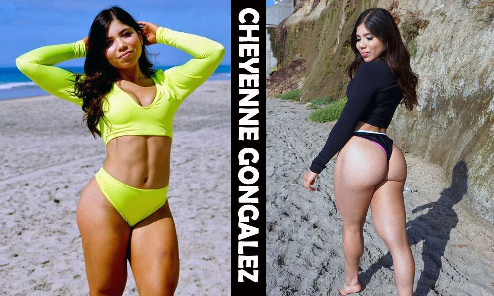 Mexican fitness model Cheyenne Gonzalez from Mexico