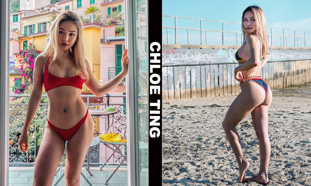 Asian fitness model Chloe Ting from Brunei