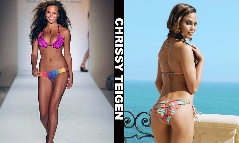 Asian fitness model Chrissy Teigen from Delta, UT