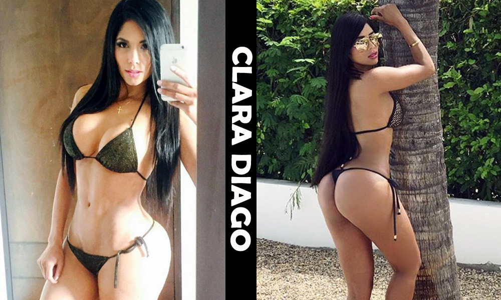 Colombian model Clara Diago from Colombia