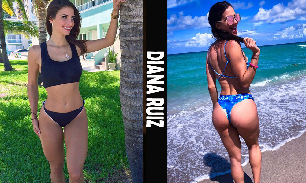 Hot International Fitness Model Diana Ruiz From Cuba