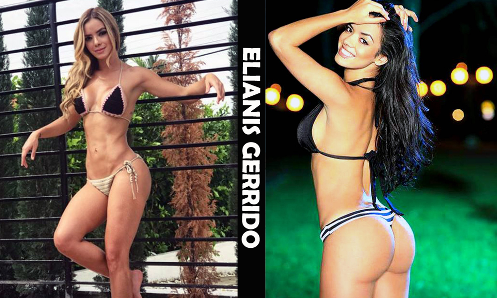 Colombian fitness model Elianis Garrido from Barranquilla, Colombia