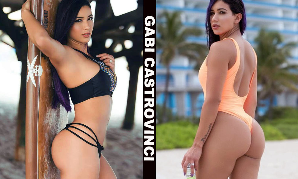 Brazilian fitness model Gabi Castrovinci from Curitiba, Paraná, Brazil