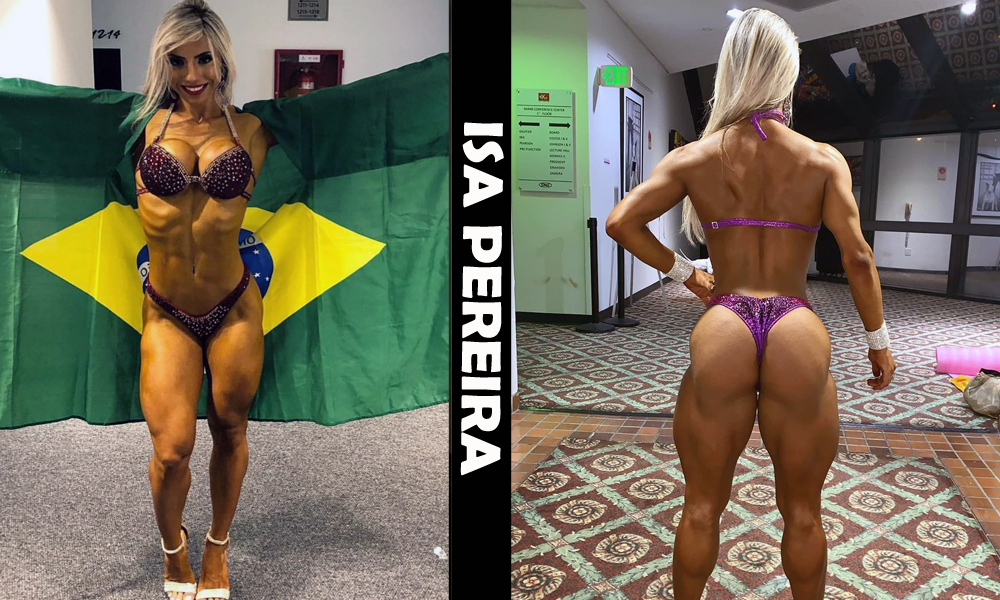 Colombian fitness models Isa Pereira from Colombia