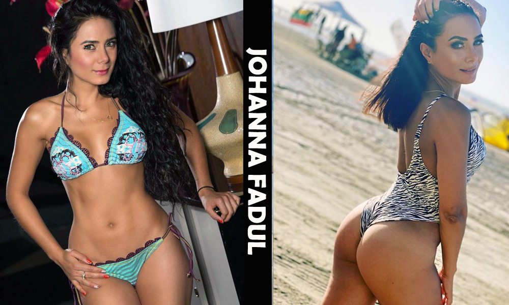 Colombian fitness model Johanna Fadul from Bogota, Colombia
