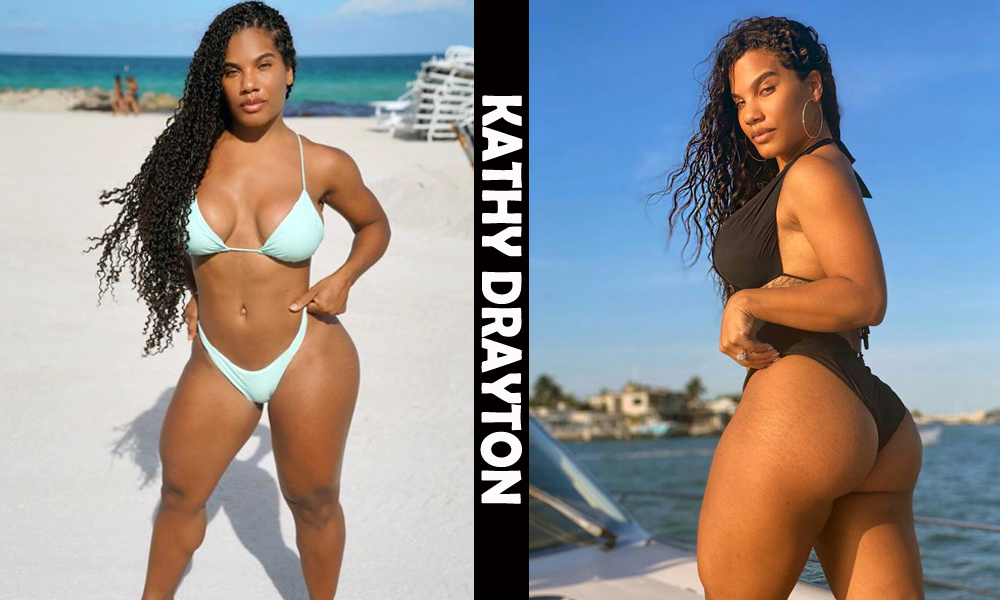 Fitness model Kathy Drayton also known as Kathy Freeman from Anchorage, Alaska