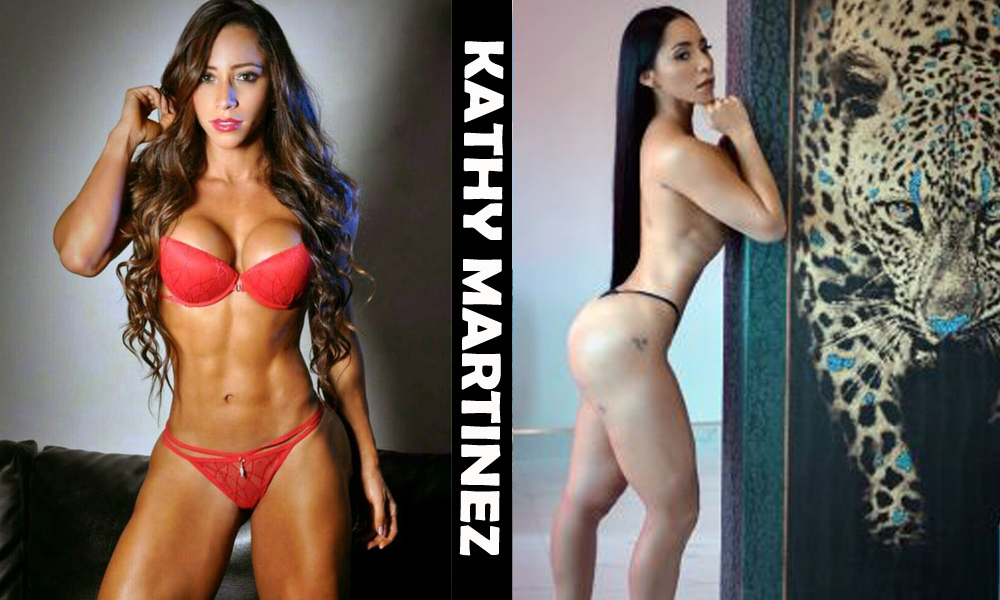 Colombian fitness model Katherine Martinez from Bogota, Colombia