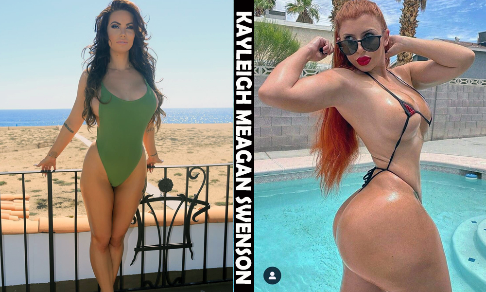 American fitness model Kayleigh Meagan Swenson of Brazilian Decent from San Antonio, Texas, United States