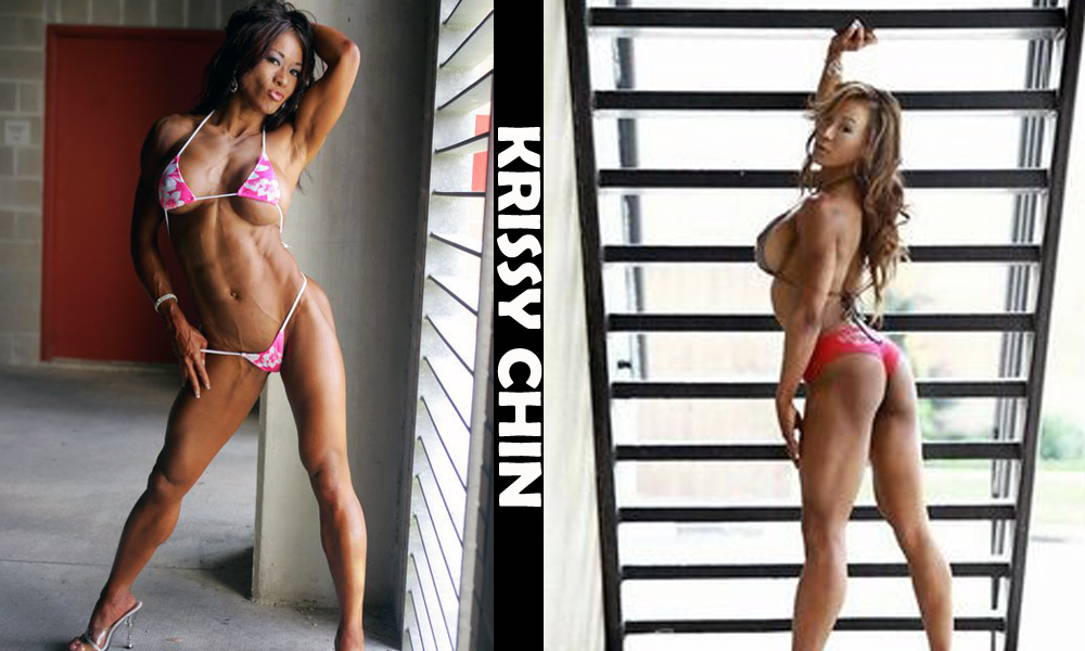 Asian fitness model Krissy Chin from Temecula, California