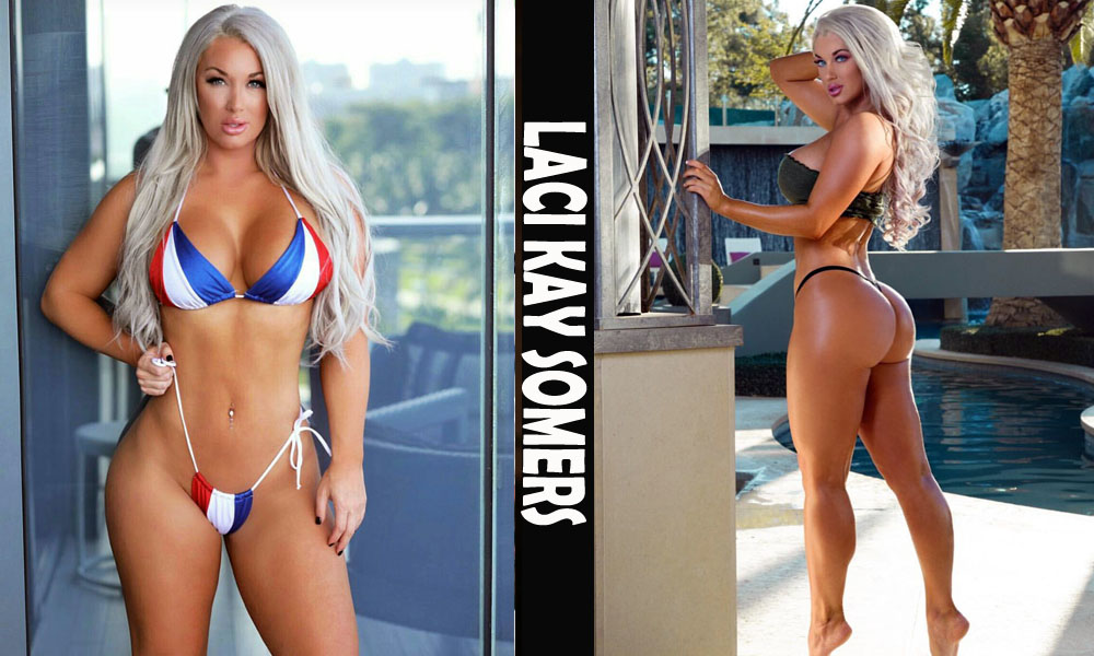 Hot American Fitness Model Laci Kay Somers from San Francisco Bay Area, California
