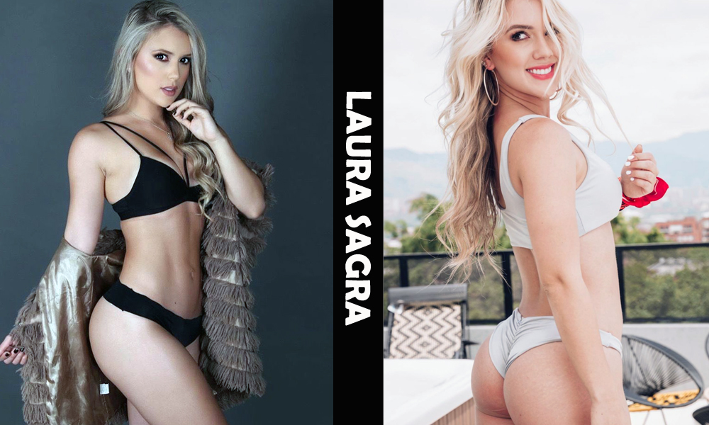 Colombian fitness model Laura Sagra from Medellín, Colombia