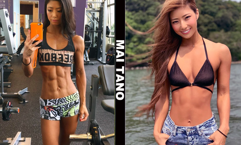 Asian fitness model Mai Tano, Japan