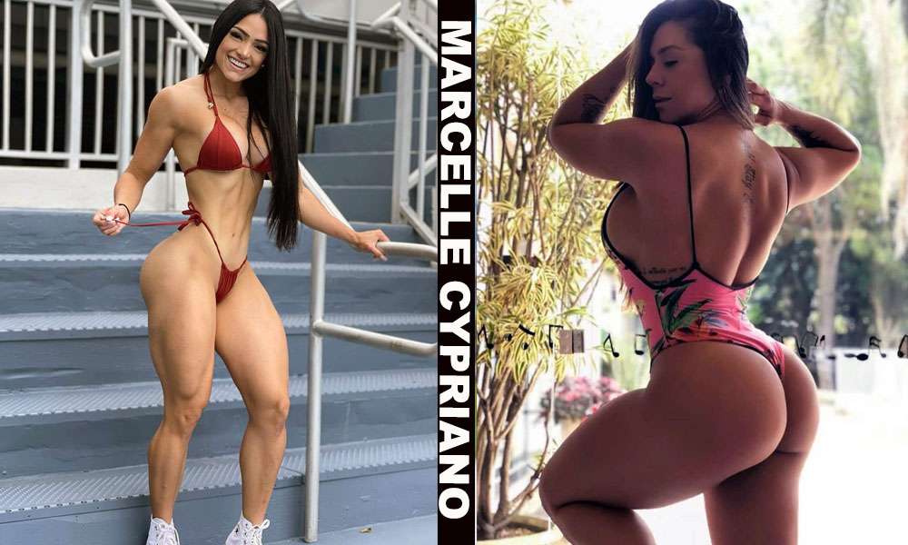 Brazilian fitness model MARCELLE CYPRIANO from São Paulo, Brazil