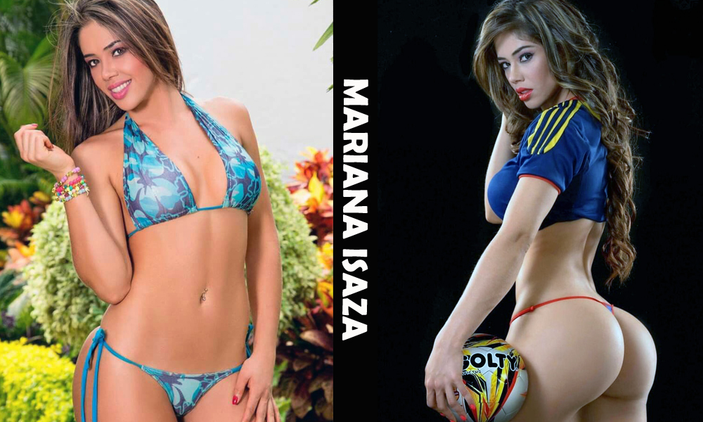 Colombian fitness model Mariana Isaza from Medellin, Colombia
