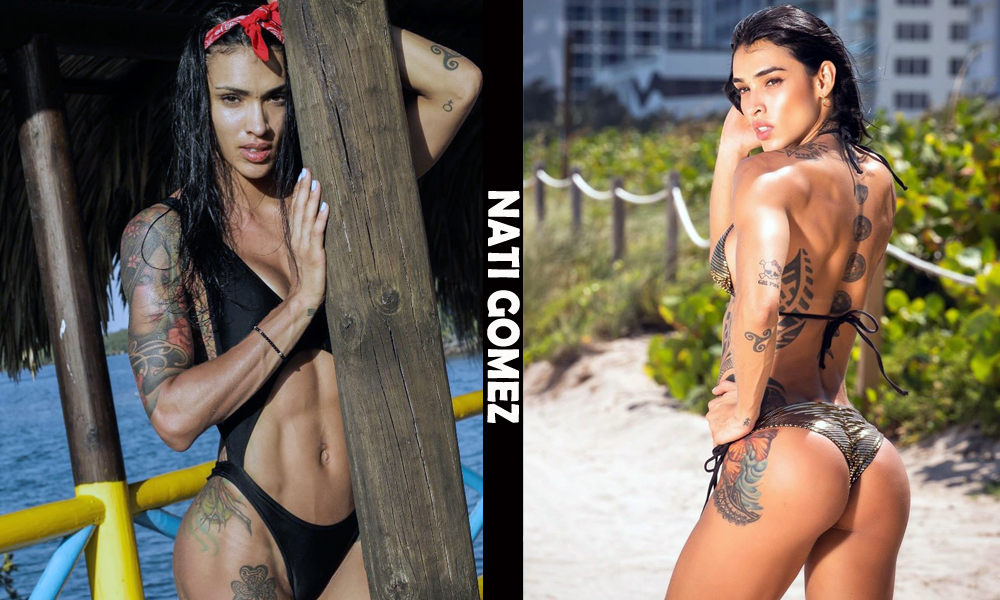 Colombian fitness model Nati Gomez from Colombia