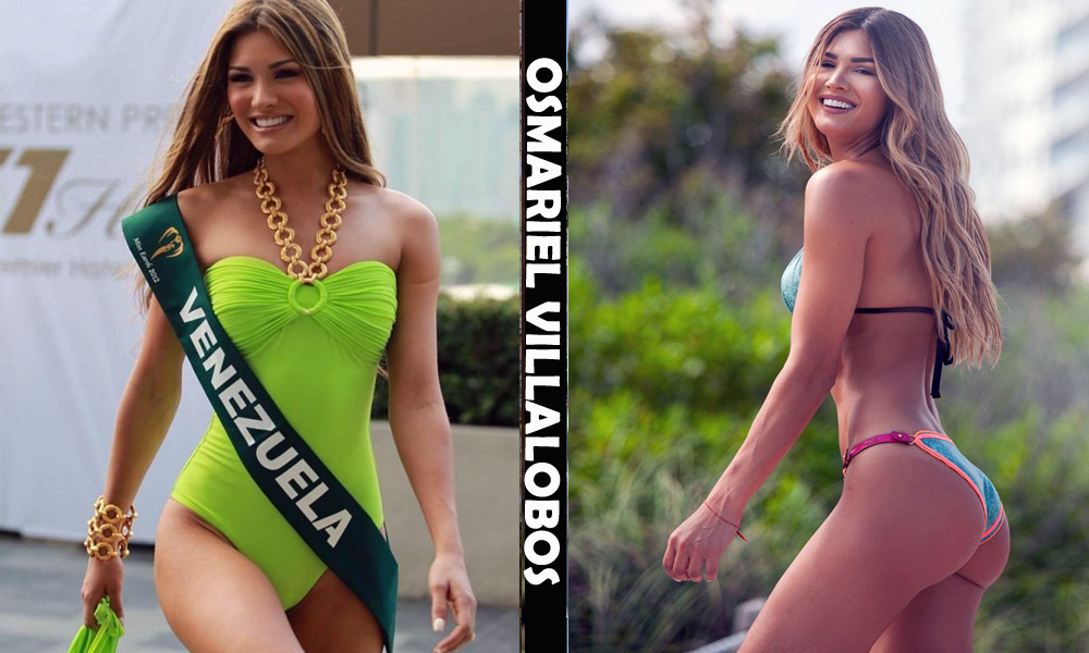 Venezuelan fitness model Osmariel Villalobos from Maracaibo, venezuela