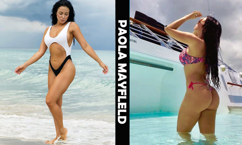 Colombian fitness model Paola Mayfield, Bacaramanga, Santander, Colombia