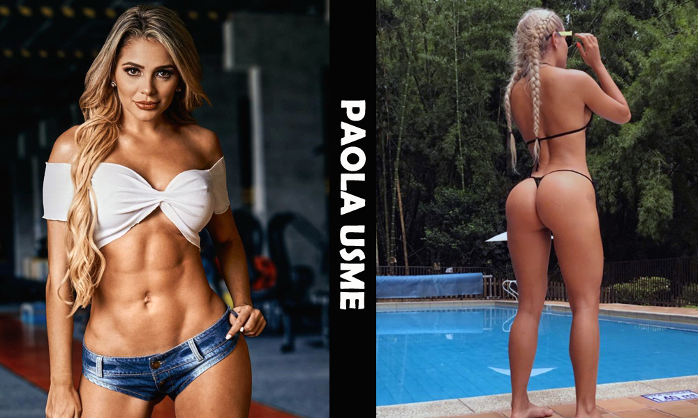 Colombian fitness model Paola Usme from Colombia