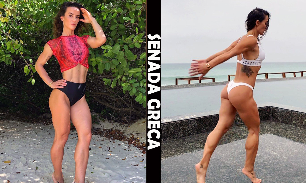 Albanian fitness model Senada Greca from Albania