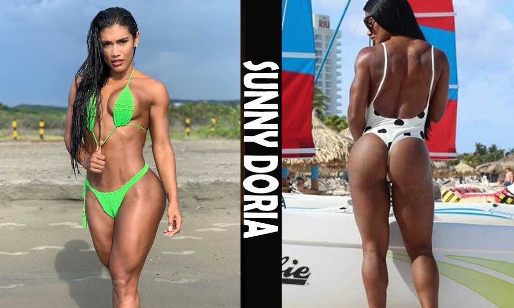 Hot International Fitness Model Sunny Doria aka Mulatafit