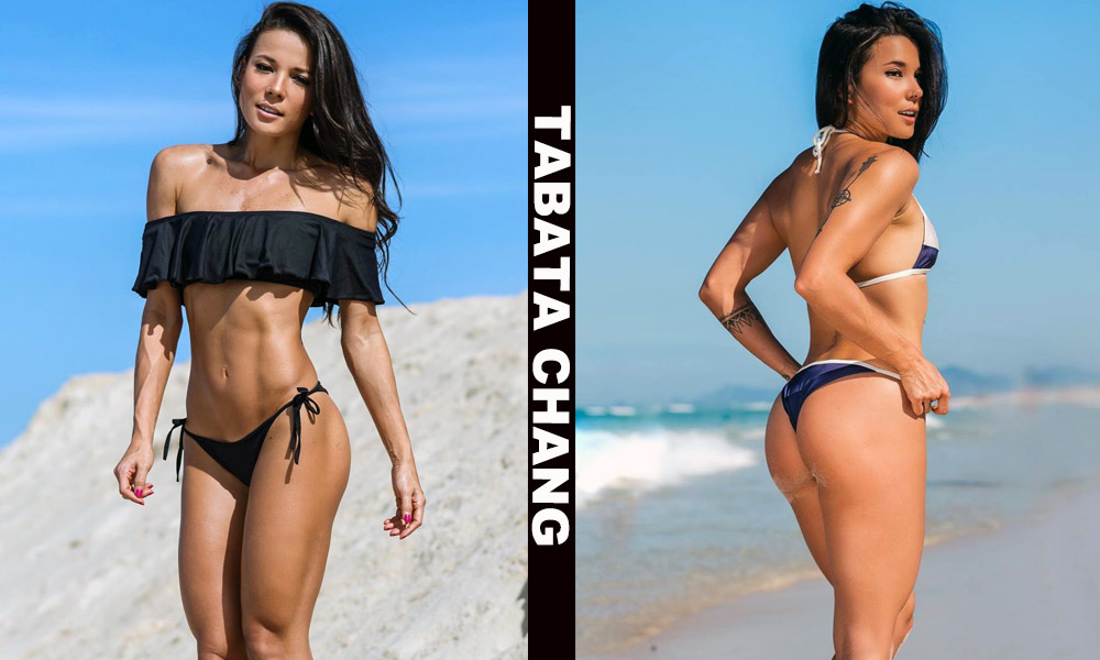 Brazilian fitness model Tabata Chang from Rio de Janeiro, Brazil