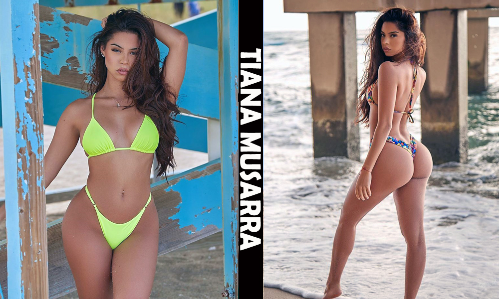 American fitness model Tiana Musarra from New York, New York