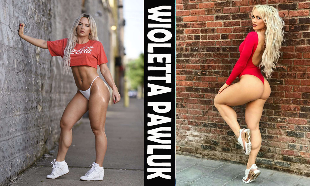 Hot Polish Fitness Model Wioletta Pawluk.