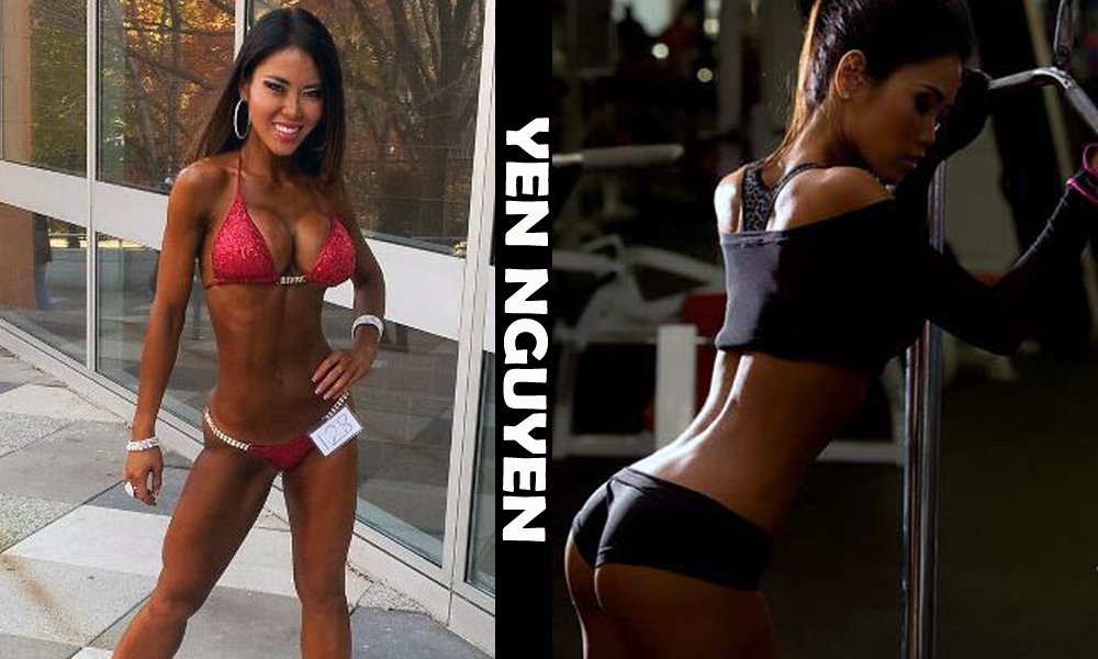 Vietnamese fitness model Yen Nguyen fron Tampa, Florida, United States